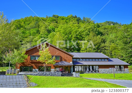 大雪山国立公園 層雲峡ビジターセンターの景観 大雪山国立公園 層雲峡ビジターセンターの景観 123800377