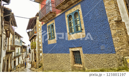 Street Scene, Candelario, Spain 123801197
