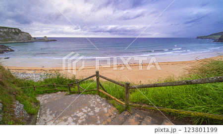 Langre Beach, Spain Langre Beach, Spain 123801199