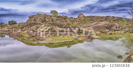 Natural Monument of Los Barruecos, Caceres, Spain 123801638
