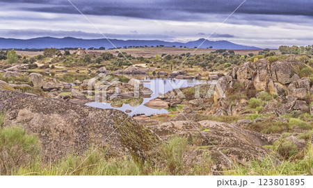 Natural Monument of Los Barruecos, Caceres, Spain Natural Monument of Los Barruecos, Caceres, Spain 123801895