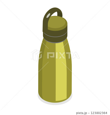 3D Isometric Flat  Illustration of Millitary Collection. Item 2 123802364