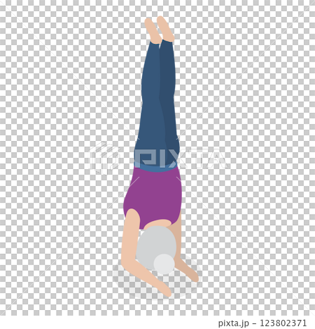 3D Isometric Flat Illustration of Chakra Systems. Item 2 3D Isometric Flat Illustration of Chakra Systems. Item 2 123802371