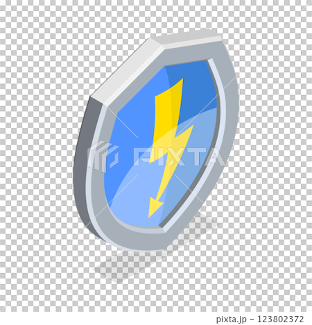 3D Isometric Flat Set of Protection Proof. Item 2 3D Isometric Flat Set of Protection Proof. Item 2 123802372