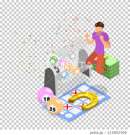 3D Isometric Flat Illustration of Internet Gambling. Item 3 3D Isometric Flat Illustration of Internet Gambling. Item 3 123802500