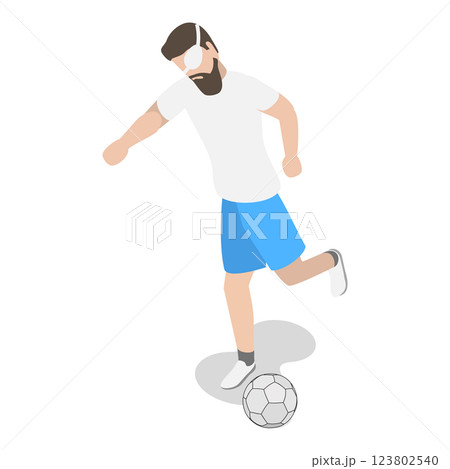 3D Isometric Flat  Set of Paralympians. Item 1 123802540