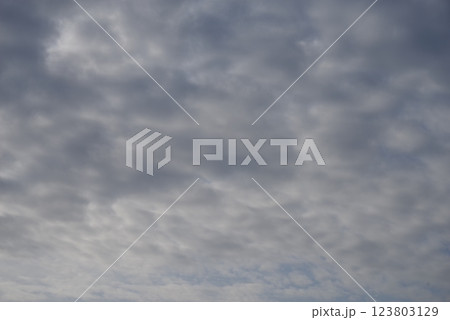 《自然・風景素材》曇空　曇天　雲り 123803129