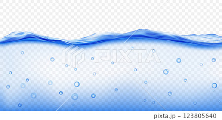 Translucent water wave with air bubbles Translucent water wave with air bubbles 123805640