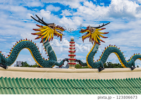 フィリピン セブ セブ道教寺院 フィリピン セブ セブ道教寺院 123806673