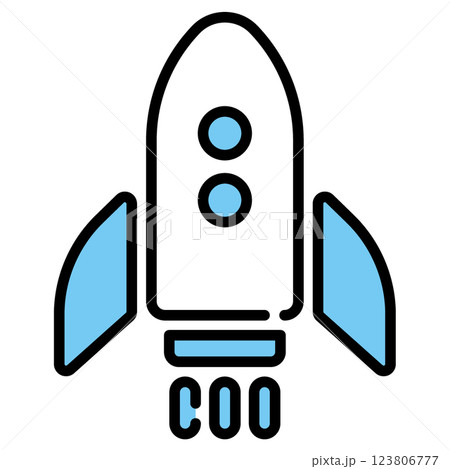 ロケットのアイコン 123806777