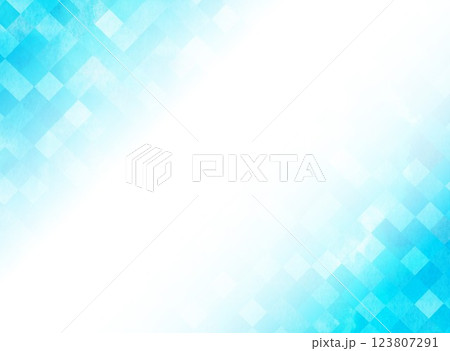斜め格子柄の青色背景 斜め格子柄の青色背景 123807291