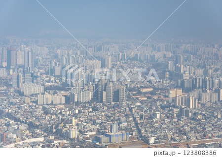韓国 大邱 アプ山展望台からの風景 123808386