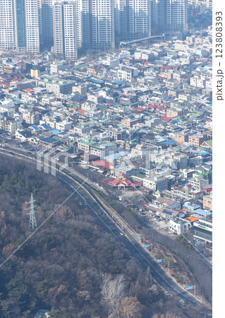 韓国 大邱 アプ山展望台からの風景 123808393