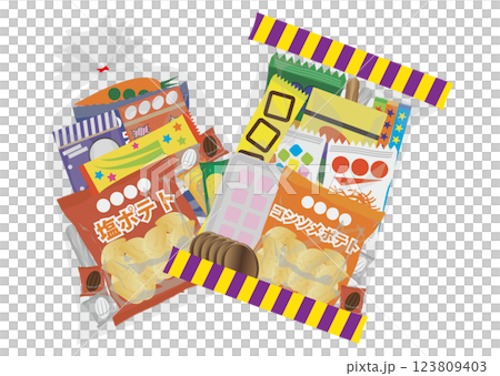 お菓子 123809403