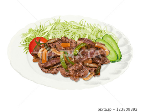 焼肉定食 123809892