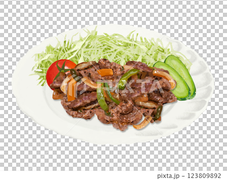 焼肉定食 123809892