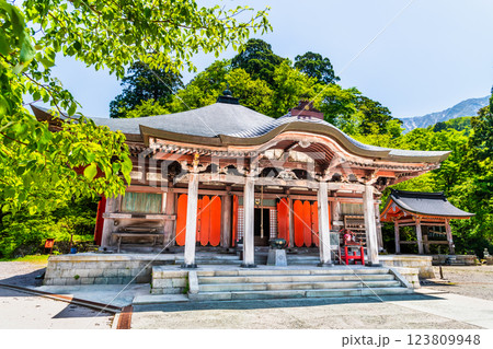 鳥取 大山寺 本堂 鳥取 大山寺 本堂 123809948