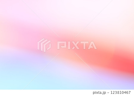 カラフルでファンタジー　光の反射による円形・曲線　抽象的背景 123810467