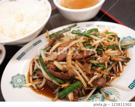 レバニラ炒め定食 レバニラ炒め定食 123811302