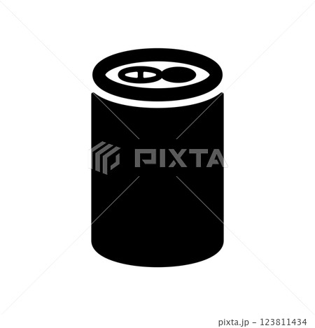 缶のアイコンイラスト 123811434
