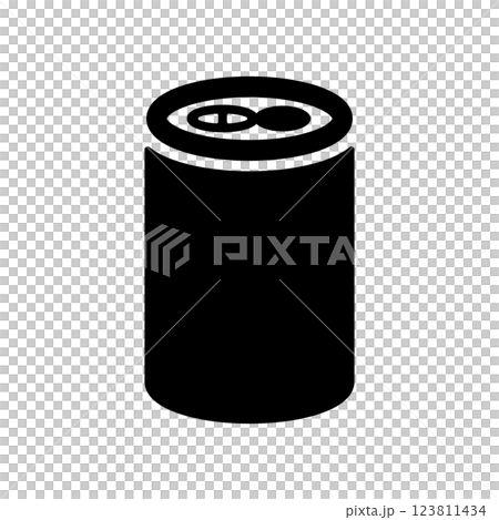 缶のアイコンイラスト 123811434