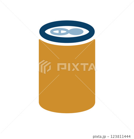 缶のアイコンイラスト 123811444