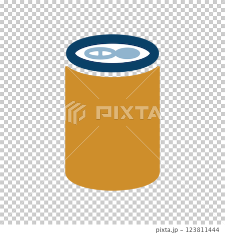 缶のアイコンイラスト 123811444