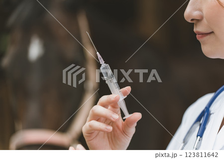 involved with horses 123811642