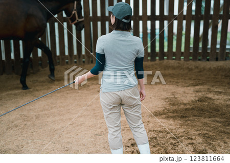 involved with horses involved with horses 123811664