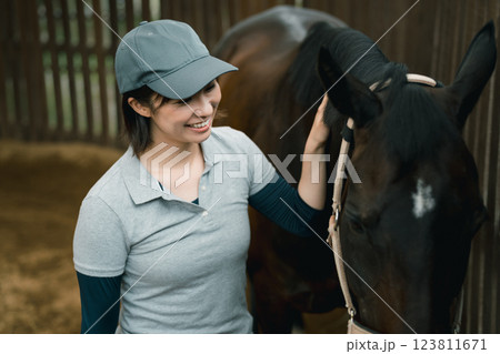 involved with horses involved with horses 123811671