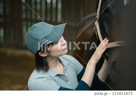 involved with horses involved with horses 123811673