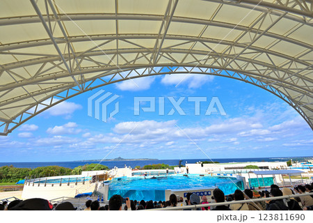 《沖縄県》海洋博公園（国営沖縄記念公園) イルカラグーン 123811690