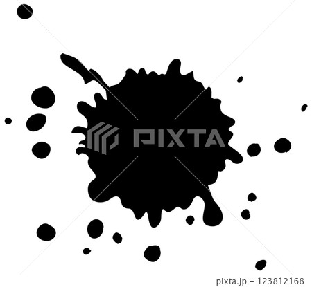 Abstract Ink Splatter Vector Art Abstract Ink Splatter Vector Art 123812168