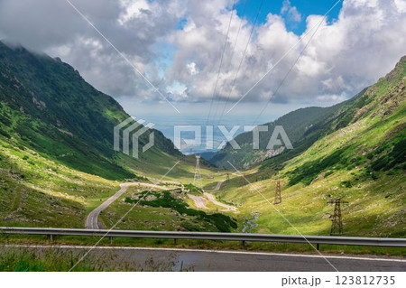 Transfagarasan in Romania 123812735