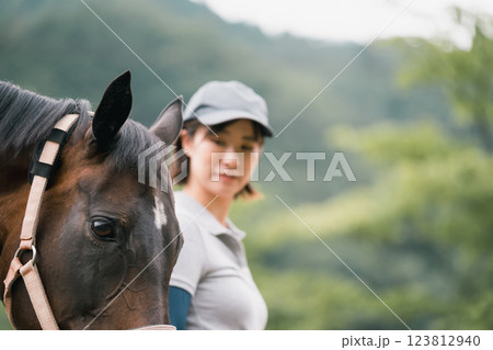 involved with horses involved with horses 123812940