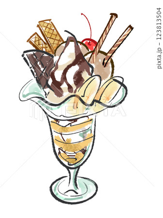 チョコパフェ チョコパフェ 123813504