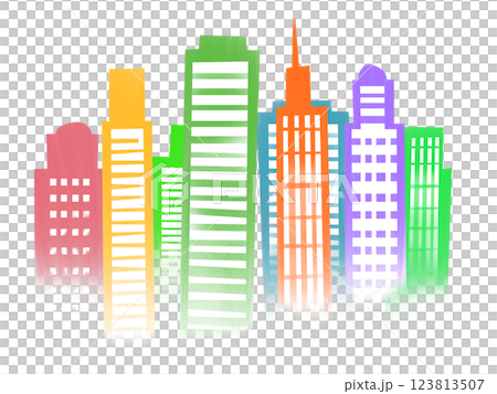 多彩的城市景觀 123813507