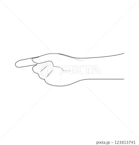 hand icon pointing 123813741