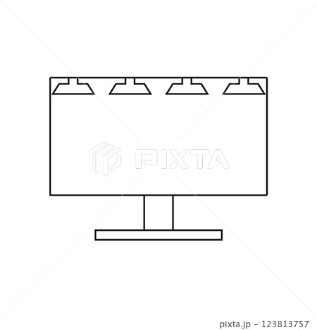 Billboard, Icon vektor Billboard, Icon vektor 123813757