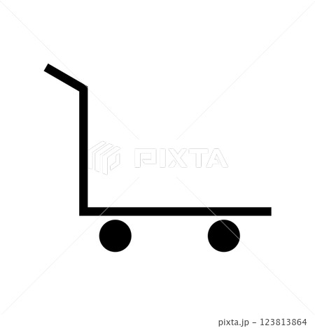 hand truck icon 123813864