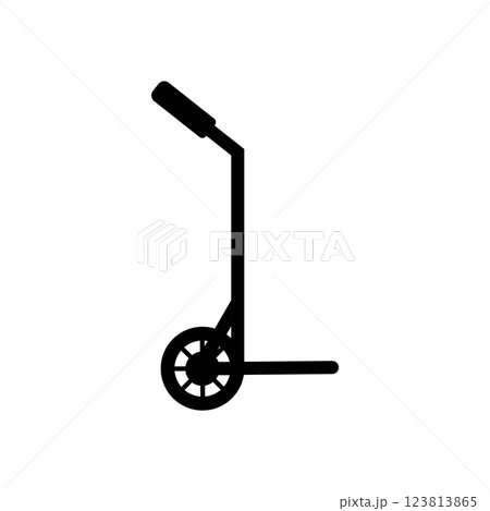 hand truck icon 123813865