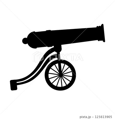 old cannon icon old cannon icon 123813905