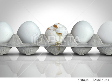 Egg Industry Crisis 123813964
