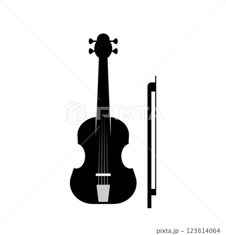 Violin vector icon 123814064