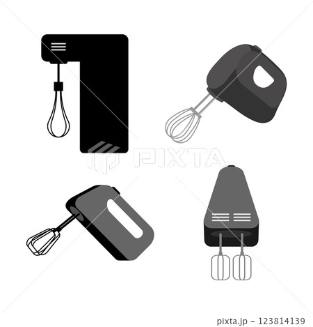 Hand mixer icon vector Hand mixer icon vector 123814139