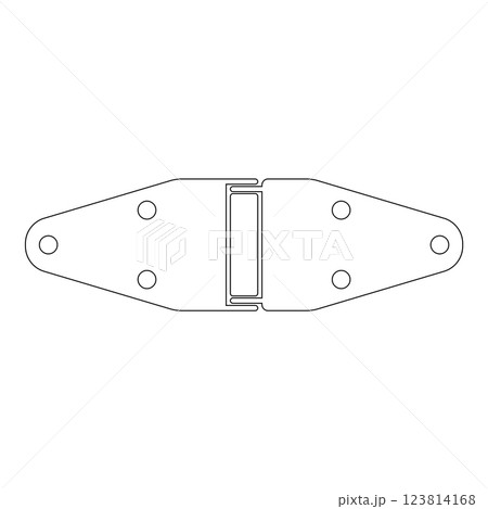 a set of door hinge icons a set of door hinge icons 123814168