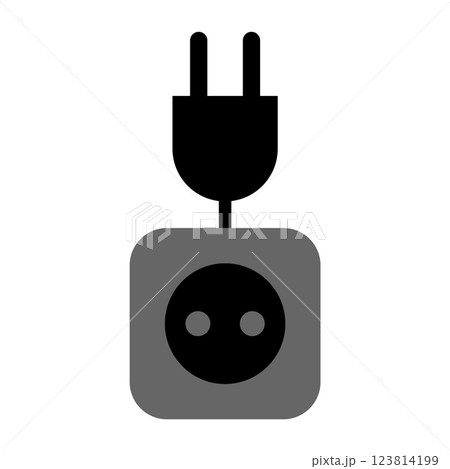 extension cord simple vector icon 123814199