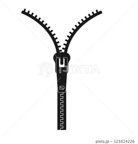 zipper vector icon 123814226