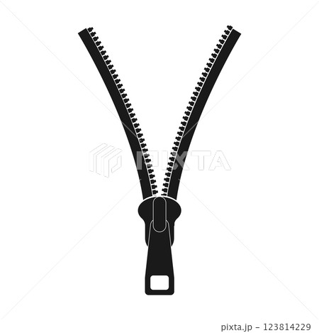 zipper vector icon 123814229