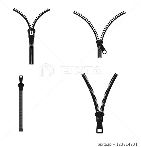 zipper vector icon 123814231
